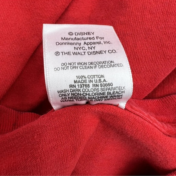 Vintage Mickey & Company Mickey Mouse Single Stitch Embroidered Pullover Shirt L - Picture 5 of 9